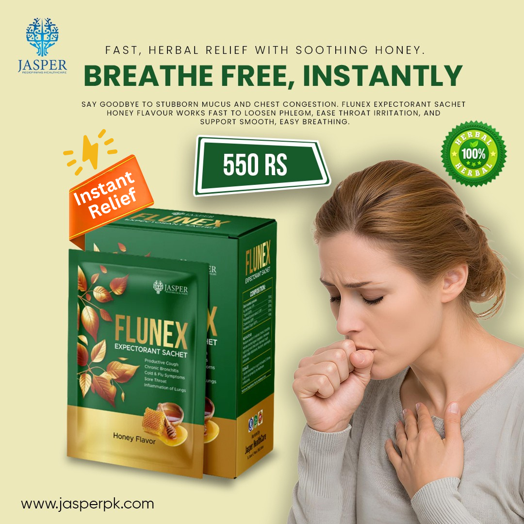 Flunex - Expectorant Sachets (Pack of 10)