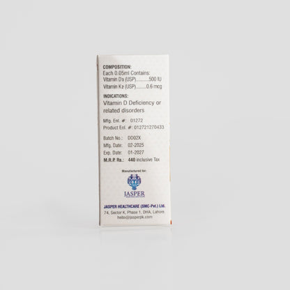 Dee - D3 + K2 (Oral Lemon Flavoured Liquid)