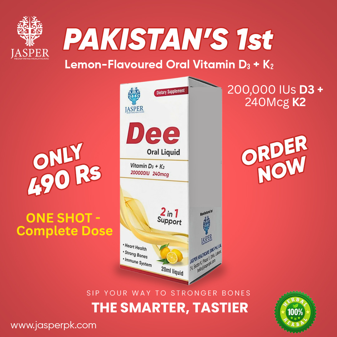 Dee - D3 + K2 (Oral Lemon Flavoured Liquid)