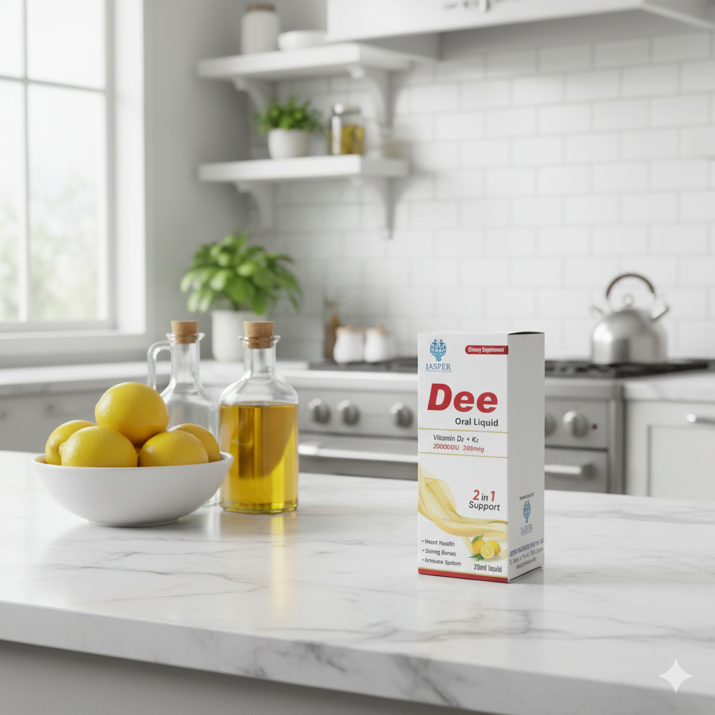 Dee - D3 + K2 (Oral Lemon Flavoured Liquid)