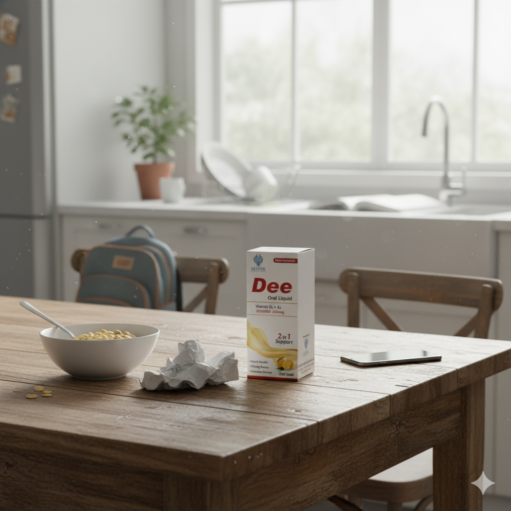 Dee - D3 + K2 (Oral Lemon Flavoured Liquid)