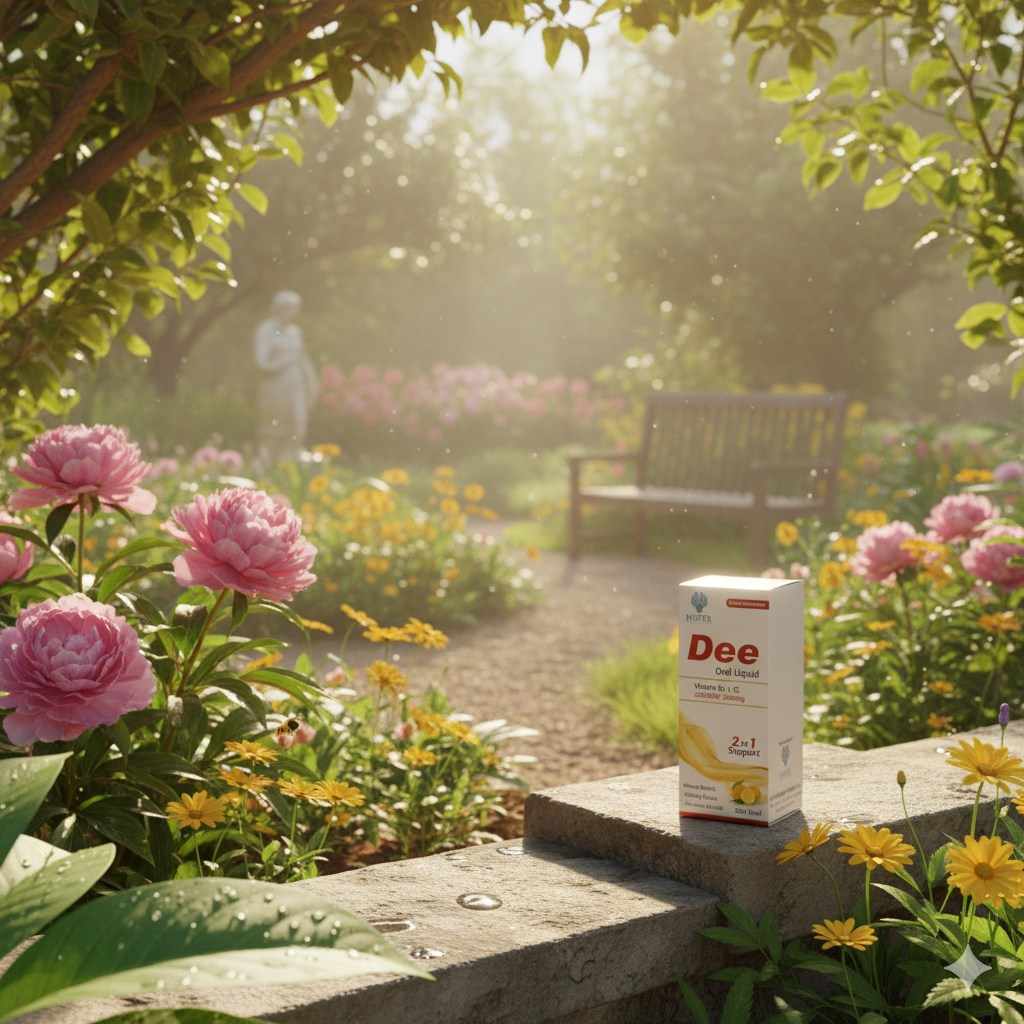 Dee - D3 + K2 (Oral Lemon Flavoured Liquid)